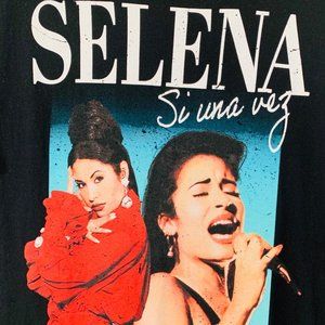 Selena Si Una Vez Tribute Mens Women Graphic T-Shirt Size M Official Merchandise